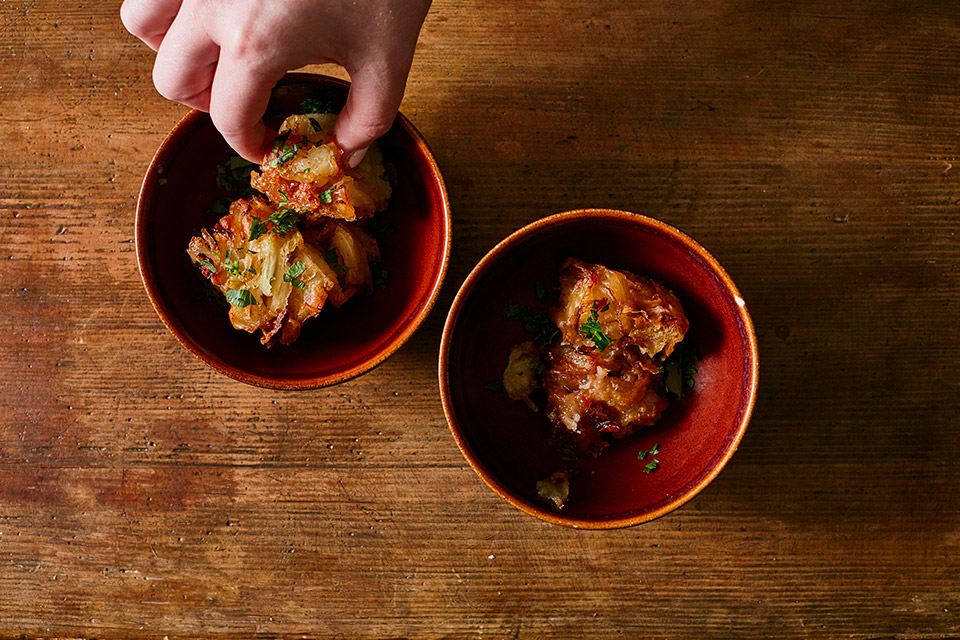 Vegan onion bites