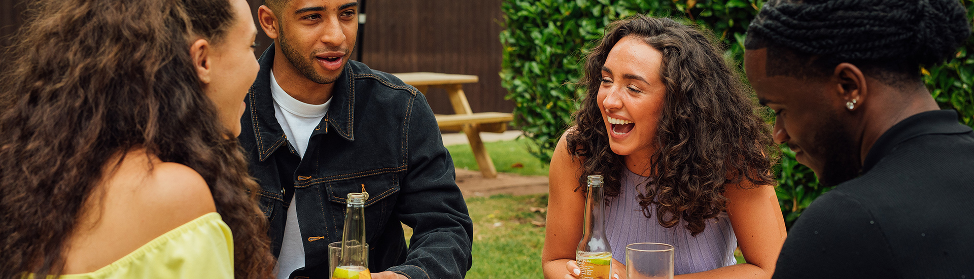 Outdoor beer garden restaurant at Toby Carvery