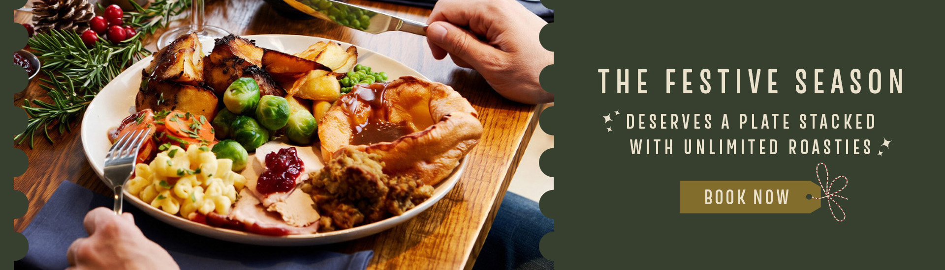 Christmas Dinner at Stoke-on-Trent