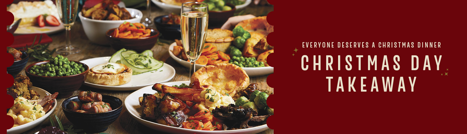 Toby Carvery Lympstone Christmas Day Takeaway 2023 | Home of the Roast